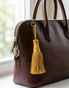 <span class=keywords><strong>Frange</strong></span> décorative à pompon doré pour accessoire de <span class=keywords><strong>livre</strong></span> en cuir, 100 % rayonne, cadeau de lecture élégant - Product Image 3