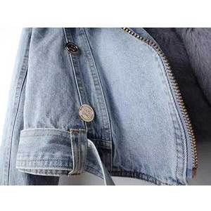 Veste en jean matelassée respirante de haute qualité, tendance et à bas prix pour femmes, automne-hiver - Product Image 4