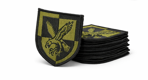 Patch tactique brodé style 16th Air Assault TRF, motif Flash Embroidered, avec fixation auto-agrippante - Product Image 3