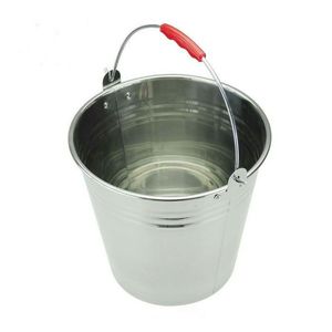 Strong Galvanized Steel <b>Bucket</b> For Garden Water Carrying Cleaning Farm <b>And</b> Household Daily Activities - Product Image 5