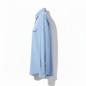 เสื้อเชิ้ตผู้หญิงพรีเมียม แขนยาว ทรงหลวม ผ้าเจอร์ซีย์ สำหรับฤดูร้อน ผลิตจากผ้าฝ้ายออร์แกนิค 100% ติดกระดุม ระบายอากาศได้ดี เป็นมิตรต่อสิ่งแวดล้อม ไม่เป็นขุย - Product Image 3