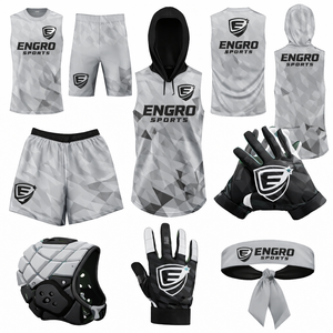 Nuevo Uniforme de Fútbol Americano de Compresión Personalizado, Conjunto de Jersey para Juego 7v7, Conjunto de Campo con Bandera Americana 7o7 con Calcetines, para Jóvenes 7on7 y 7v7 2 - Product Image 1