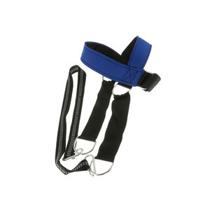 Arnés de Cabeza de Cuero Sintético Ecológico Negro de Alta Demanda con Correa Cruzada de Nylon, Diseño Personalizado para Hombres, Colores y Tallas Personalizables - Product Image 2