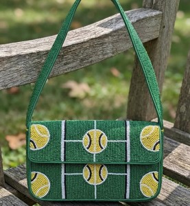 Blossom Pattern <b>Seed</b> Beadwork Women Shoulder Bag Floral Design Embroidered Handbag Crossbody Fashion Statement Clutch Purse - Product Image 2