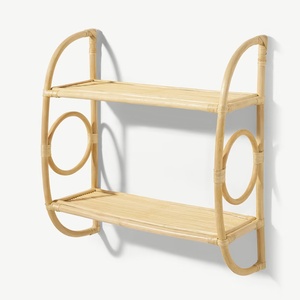 Home decor & storage furniture natural rattan wall <b>shelves</b> great quality crafted floating <b>shelf</b> - Product Image 2