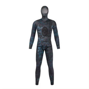 Combinaison de plongée intégrale unisexe imprimée, manches longues, néoprène 2,0 mm, à capuche, étanche, fermeture éclair sur la poitrine, personnalisable, toutes saisons, pour adultes, surf - Product Image 1