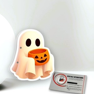 แผ่นแม่เหล็กติดขนตาปลอมรูปหัวใจเพชรสำหรับฮาโลวีน ลาย Love Ghost เป็นมิตรกับสิ่งแวดล้อม ใช้ซ้ำได้ ทำจากอะคริลิก สำหรับต่อขนตา - Product Image 3