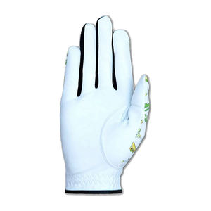 Gant de golf unisexe à doigts entiers avec logo personnalisé, en cuir véritable, antidérapant et imperméable pour les mains lors des sports de golf - Product Image 6
