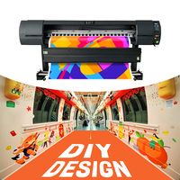 Imprimantes Jet d'Encre Ejet 1.6m 1.3m 1.8m 70cm 2.5m 3.2m avec Têtes d'Impression I3200 Xp600 Dx5 Dx7, Imprimante Éco-Solvant pour Toile