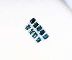 Diamant de laboratoire de haute qualité 0,77 CT, 3,0 x 2,0 mm, diamant bleu, taille émeraude, diamant créé en laboratoire pour la création de bijoux - Product Image 3