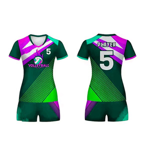 Men's <b>Volleyball</b> Jersey <b>Set</b> Sublimated Quick Dry Fitted Short Sleeve Uniform Adult All Seasons 100% Polyester Moisture Wicking - Product Image 5