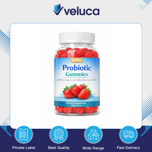 Made USA Premium Quality 100% Natural Strawberry Flavor Bacillus Coagulans <b>Bifidobacterium</b> Lactis <b>Probiotic</b> Gummies for Adults - Product Image 2