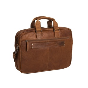Vintage Brown Leather Laptop <b>Briefcase</b> for Men Premium Executive Office Bag with Spacious Multi Compartment Design - Product Image 5