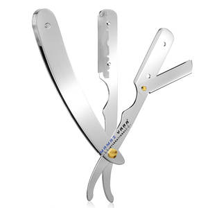 Navaja de Afeitar Profesional de Alta Calidad para Hombre, Navaja de Afeitar de Borde Recto, Duradera, con Logotipo Personalizado, Venta al por Mayor - Product Image 1