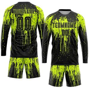 2025 tendance uniformes de football personnalisés séchage rapide et respirant maillots de football sublimés vêtements de football pour adultes personnalisés - Product Image 4