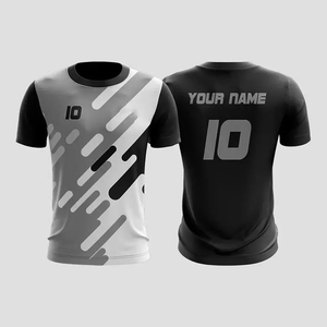 Maillots de football personnalisés en gros, maillots de soccer sublimés, shorts respirants à séchage rapide, en polyester anti-humidité, fourniture d'équipements d'équipe OEM - Product Image 6