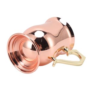 Mug de voyage en cuivre de style européen de qualité supérieure, réutilisable, étanche, portable, grande capacité pour café, thé, bière, vin - Product Image 6