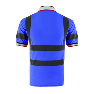 Camisetas Polo de Manga Corta para Hombre, de Alta Visibilidad, con Cinta Reflectante, para Trabajo, Construcción, Diseño Sólido y Liso - Product Image 2