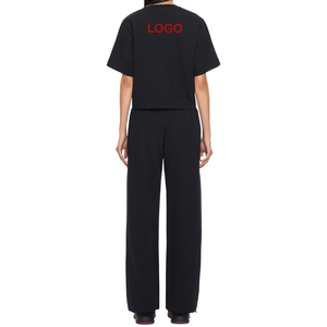 Camiseta gráfica extragrande premium para mujer, estilo vintage de fútbol, ropa urbana de algodón, OEM, informal, personalizada, top para mujer - Product Image 2