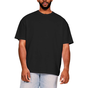 T-shirts amples en coton tricoté 100 %, coupe décontractée et confortable, grande taille, pour l'extérieur – Nouveauté très prisée - Product Image 1