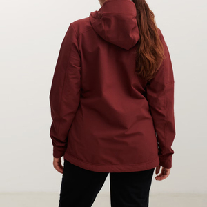 Chaqueta Softshell Negra para Mujer con Logotipo Personalizado al por Mayor, Precio de Fábrica, Mangas Largas y Resistente al Viento, Chaquetas para Correr al Aire Libre - Product Image 5