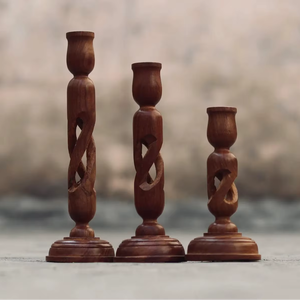 Fournisseur d'objets d'artisanat en bois massif pour la décoration d'hôtels et de restaurants, vente en gros, export, qualité supérieure, finition couleur personnalisée, accents décoratifs pour la maison - Product Image 1