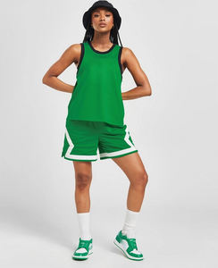 Camiseta de manga corta Sexy informal con logotipo personalizado, camisetas cortas de Yoga, ropa deportiva para gimnasio, transpirable camiseta sin mangas de algodón para correr y Fitness para mujer - Product Image 3