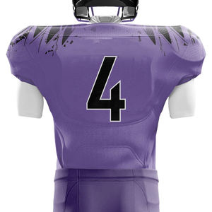 Uniforme de football américain personnalisé fabriqué au Pakistan avec impression par transfert thermique, manches courtes et option grande taille - Product Image 6