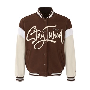 Blouson universitaire commercial personnalisé – Vêtement d'extérieur tendance pour marques de détail, équipes sportives, écoles et vêtements promotionnels – Prêt pour l'ODM - Product Image 1