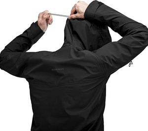 <b>Mens</b> Hooded Polyester <b>Jacket</b> Outdoor Casual Lightweight Durable Wear - Product Image 3