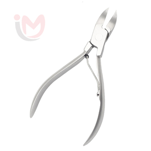 Coupe-ongles en acier inoxydable à double ressort, lame chirurgicale, ouverture large, logo personnalisé pour pédicure professionnelle - Product Image 1