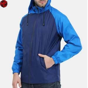 Veste coupe-vent personnalisée avec logo imprimé pour motoneige, service OEM, fermeture éclair, col montant, pour homme - Product Image 5