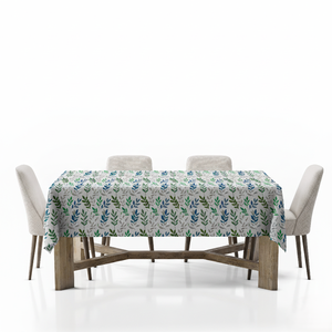 Leaves Cotton Tablecloth Comfortable Dining <b>Table</b> <b>Cover</b> Machine Washable & Reusable Fabric for Everyday Use - Product Image 3
