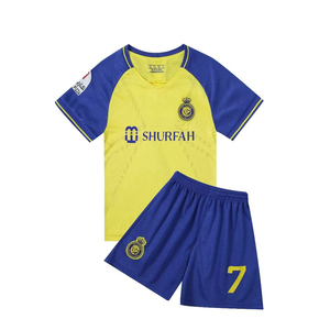 Men's Soccer Jersey <b>Football</b> Kit 100% Polyester Quick Dry Breathable V-Neck Short Sleeve <b>Childrens</b> <b>Football</b> Sportswear Set - Product Image 4