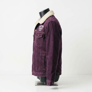 Trendy Heavyweight Solid Sherpa Fleece Denim <b>Jacket</b> Casual Fit <b>Mens</b> Winter Denim Sherpa <b>Jacket</b> - Product Image 2