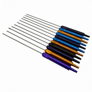 Cánulas de liposucción con mango fijo, juego de 11 piezas, instrumento quirúrgico para cirugía plástica - Product Image 1