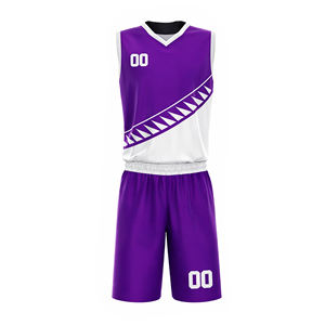 RAMF SPORTS T-shirt de basket-ball personnalisé, maillot brodé par sublimation, ensemble uniforme de basket-ball, vêtements de basket-ball universitaires - Product Image 1