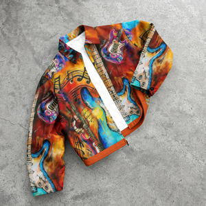 Men's Tropical Palm Tree Floral Print <b>Jacket</b> Art Design Casual <b>Jacket</b> Fashion Loose Stylish Men's <b>Jacket</b> - Product Image 4