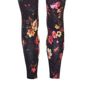 Leggings de Invierno para Mujer, de Alta Demanda, de Algodón/Fibra de Bambú, Cintura Media, con Costuras, Estampado Serigrafiado, Antibacterianos, Hasta la Rodilla, 280g - Product Image 2