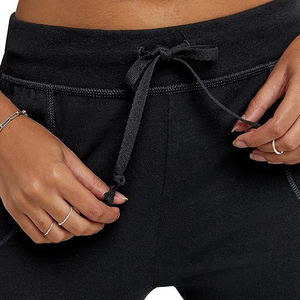 Pantalones Jogger de Lino para Mujer, Cintura Alta, Cordón Ajustable, Puños Elásticos, Ligeros, Transpirables, Mezcla de Algodón, Casuales - Product Image 5