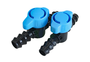 Conector de riego por goteo de 16 mm, duradero, con válvula mini y rosca macho, para sistemas de riego por goteo, control de agua y uso agrícola. - Product Image 6