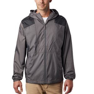 Chaqueta Cortavientos Impermeable con Capucha y Bloques de Color Liso, Unisex, con Logotipo Personalizado, Chaqueta Deportiva de Nailon para Senderismo al Aire Libre para Hombre - Product Image 3