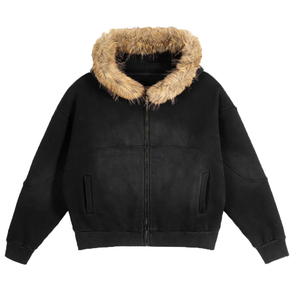 Sudaderas con Capucha Extra Grandes Unisex para Hombre, Sudadera Vintage para Parejas, Sudaderas con Capucha Lavadas al Ácido para Hombre, Sudaderas Urbanas - Product Image 1