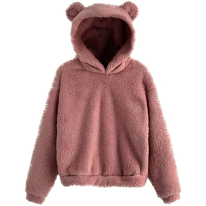 Men's Black Hooded Fleece Pullover Jacket Embroidered Logo Print Streetwear Style Winter Wear Regular Fit Regular Sleeve 100% - Product Image 6