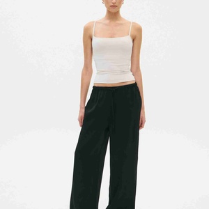 Débardeur long basique sportif pour femme, personnalisé, à bretelles réglables, en coton tricoté 100%, idéal pour la superposition - Prix de gros - Product Image 6