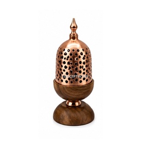 Metal perforated lid incense <b>burner</b> Sandalwood base aromatherapy diffuser All-season aromatic incense <b>burner</b> - Product Image 5
