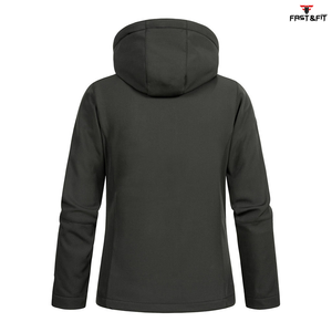 Chaqueta de Trabajo de Invierno con Logotipo Personalizado Profesional, Chaqueta Soft Shell para Mujer, Resistente al Viento, Impermeable, Transpirable, Reversible, Forrada de Forro Polar - Product Image 2