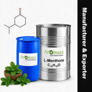 L-Menthone CAS 14073-97-3 Aromaaz International Brand Liquid Form 99.0%-99.5% Purity Industrial Grade Fragrance Chemical Raw for - Product Image 1