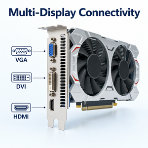 Nouvelle carte graphique GTX <span class=keywords><strong>750</strong></span> <span class=keywords><strong>Ti</strong></span> 4 Go GDDR5 128 bits pour jeux avec double ventilateur pour ordinateur de bureau PCI Express 3.0 DirectX 12 - Product Image 4