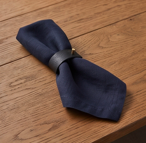 Anneaux de serviette en cuir pour la mise en table, les repas quotidiens, les événements spéciaux, les cadeaux et la décoration de table contemporaine - Product Image 5
